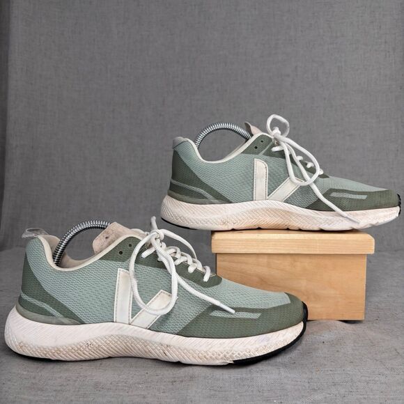 Veja Impala Sneakers Green Matcha Mesh Lace Up Shoes Athleisure Women's Size 10 - Picture 2 of 12